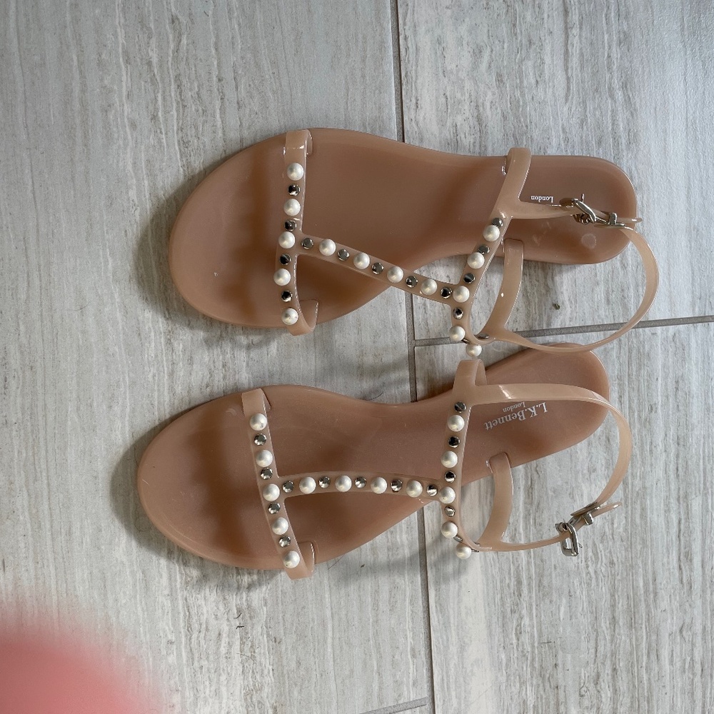 L.K. Bennett Freja Pearl Sandals